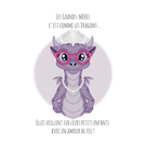 Dragons et tendresse : un hommage à Mamie